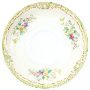 c. 1920s-1930s Sampy Japan "Elaine" Hand Painted Fine China Tea Saucer